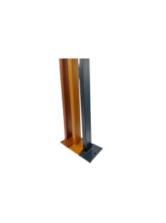 WPC kerítéselem támasztó vas 20x40x2 1000mm